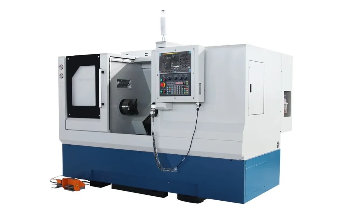 TCK50 - High-Rigidity 45° Slant Bed CNC Lathe for Mass Production Turning